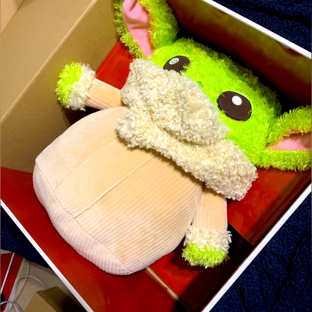 LARGE 12 INCH MATTEL STAR-WARS GROGU W ORIGINAL BOX